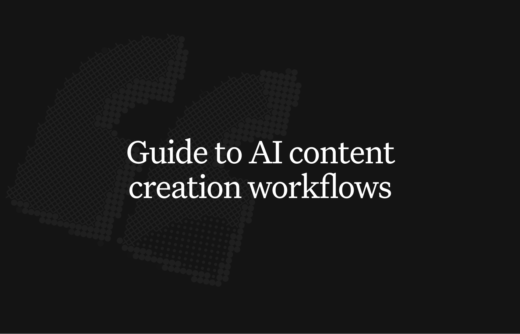 Your content creation workflow is an engine, not an art project