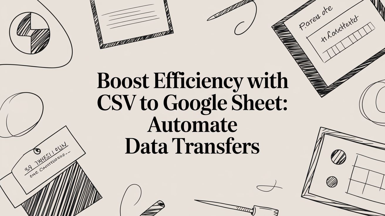 From static file to dynamic asset: a guide to csv to google sheet automation