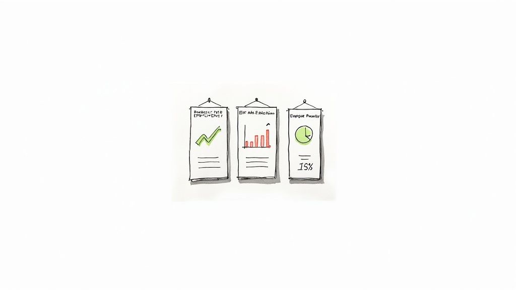 An illustration showing how to measure the ROI of streamlined business processes