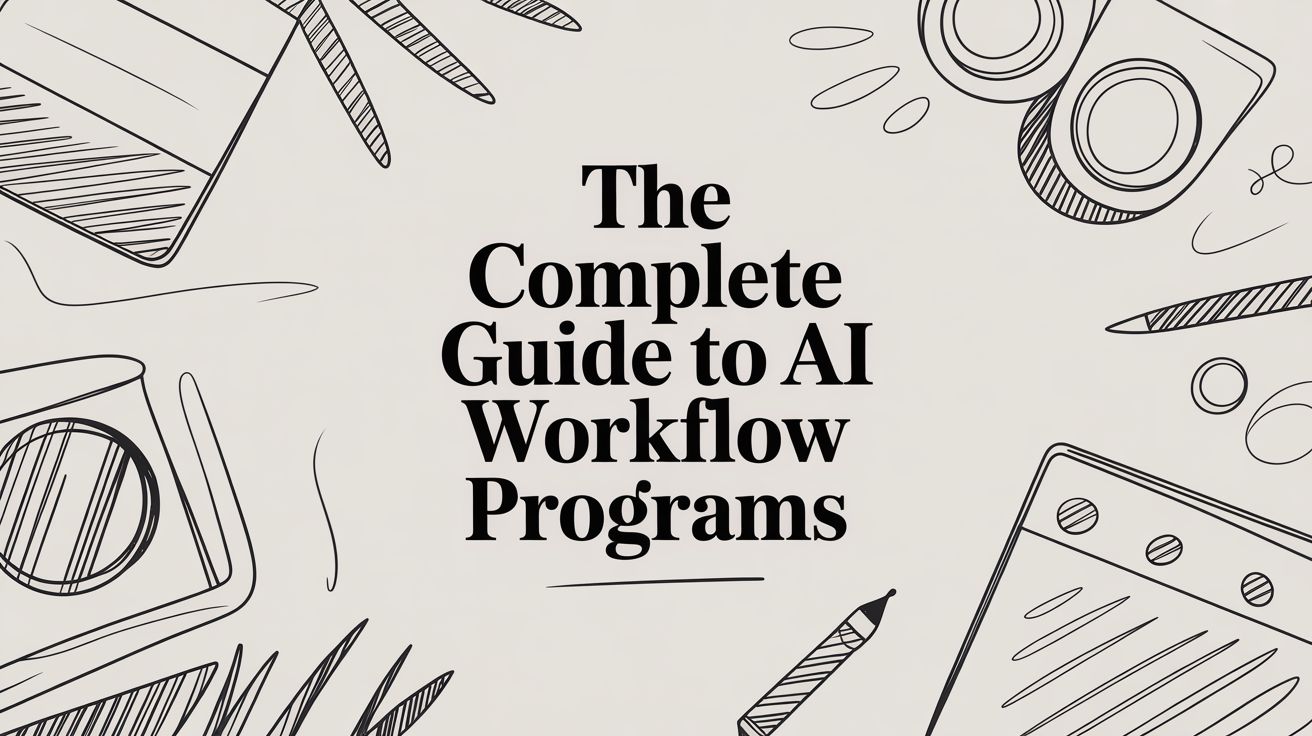 The complete guide to AI workflow programs