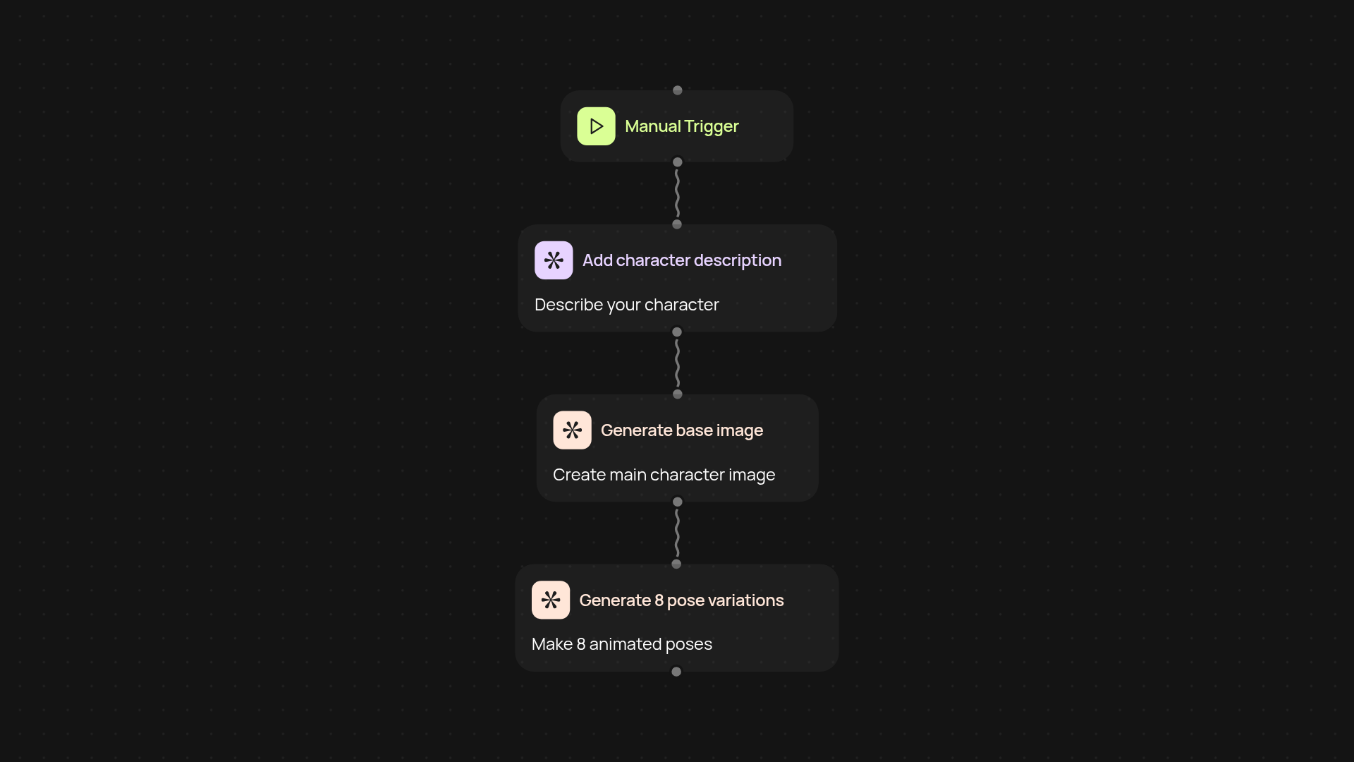 Character animation frame generator — create 8 poses with AI