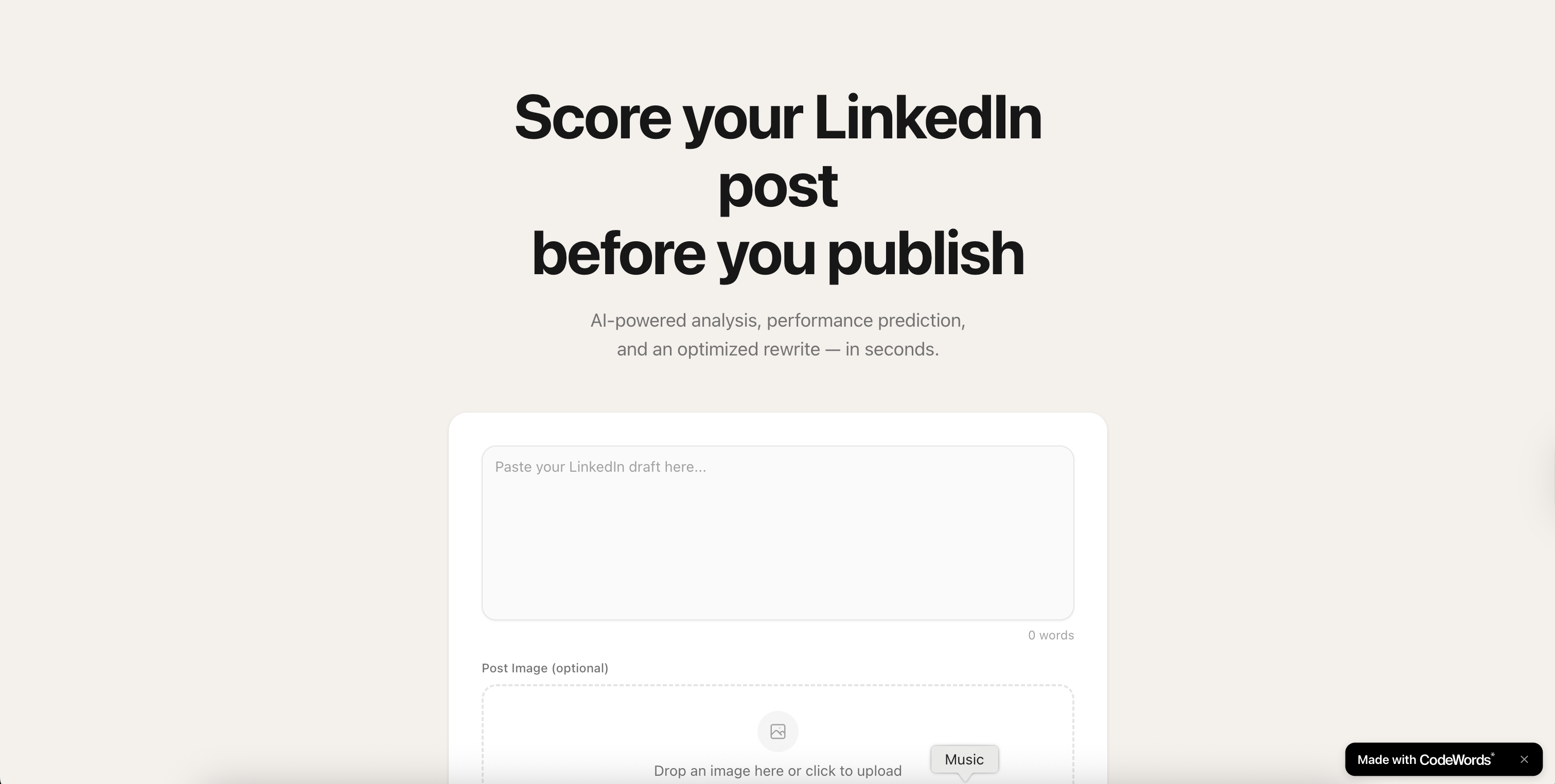 LinkedIn Profile Scorer - AI-Powered LinkedIn Profile Analysis Tool